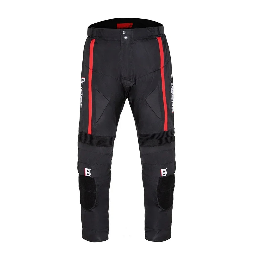 Men's Motorcycle Riding Pants With Protective Panels