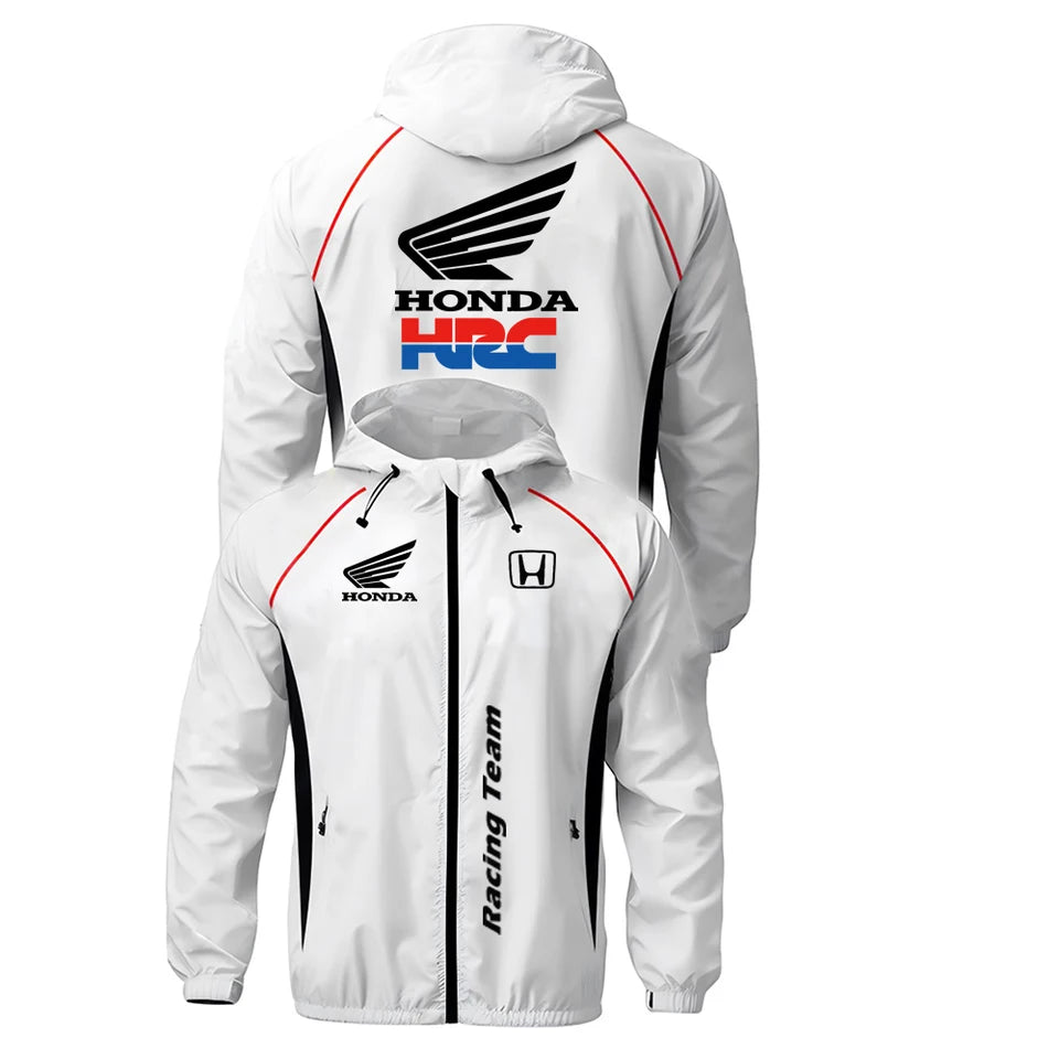 Men’s Lightweight Racing Jacket With Hooded Design