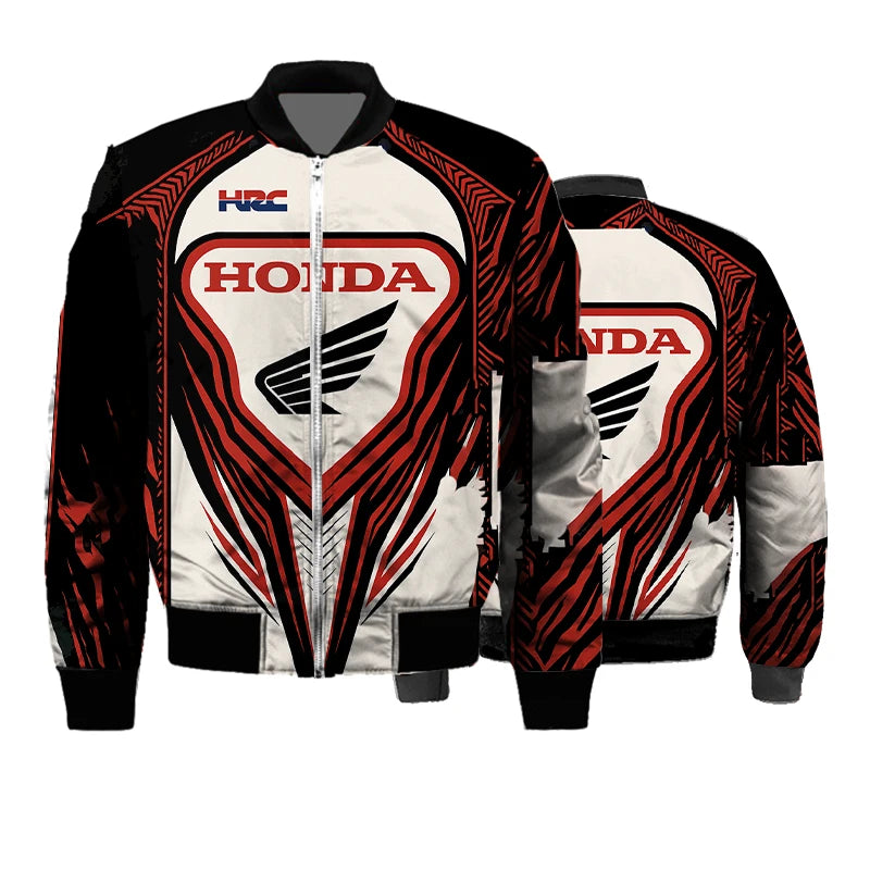 Men's Winter Moto Jacket – Thick Windproof Racing Style