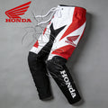 KC6097 Color Men's Moto Skinny Pants With Printed Graphics