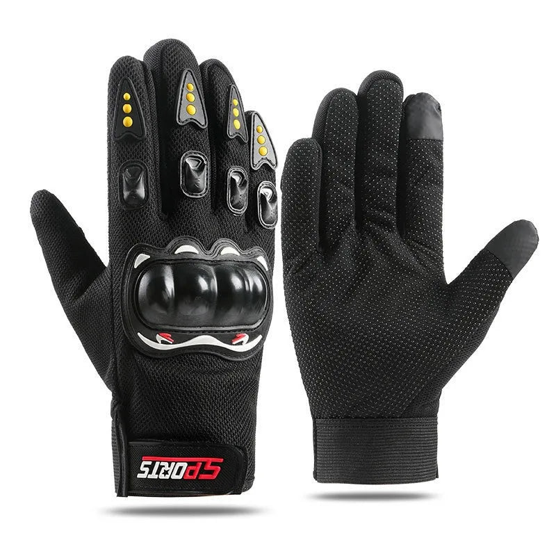 Full-finger Motorcycle Gloves Men Touch Screen Outdoor Off-road Sports Cycling Protection Anti-fall Motorcycle Finger Gloves