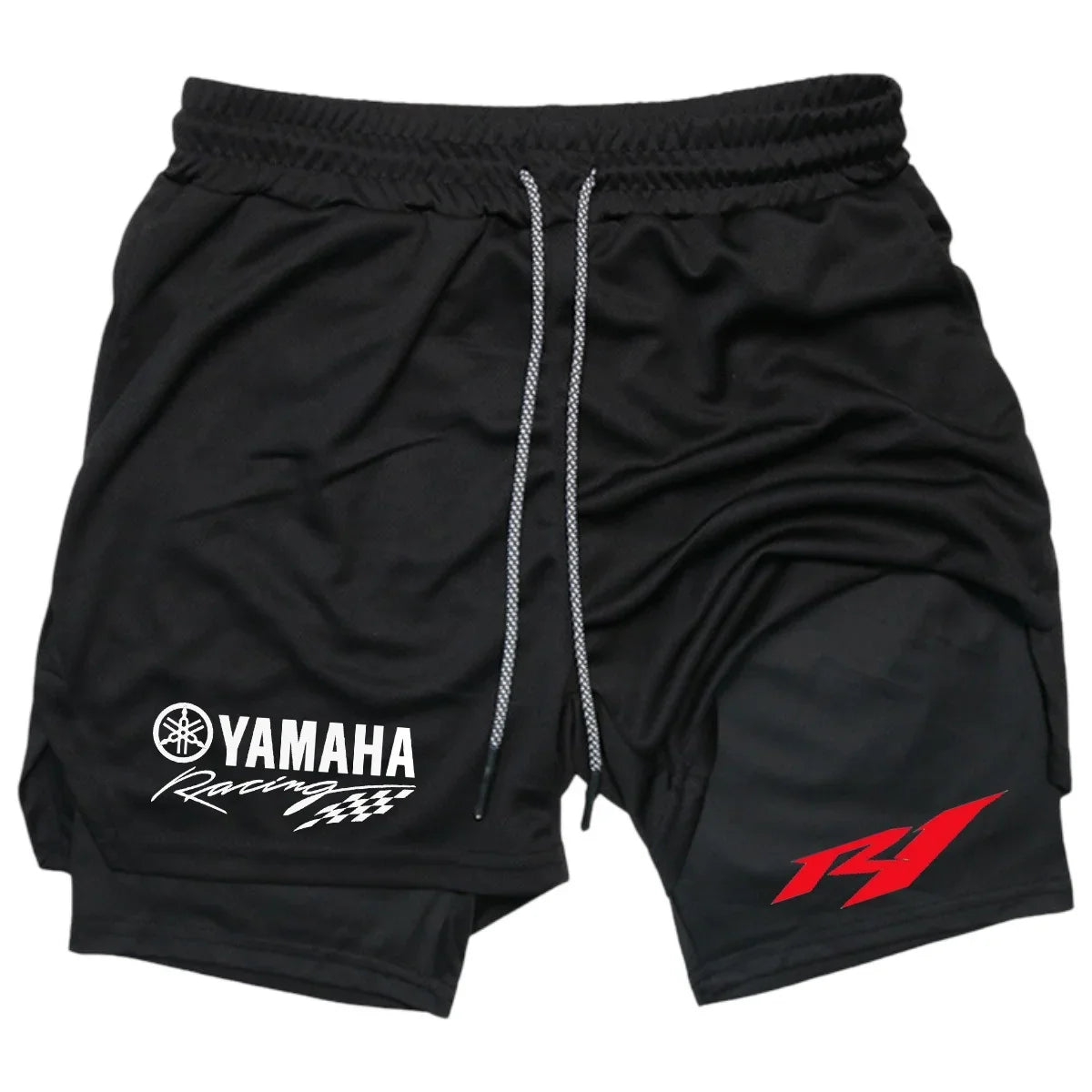 1 Color Men's 2-in-1 Running Shorts – Lightweight Gym Wear
