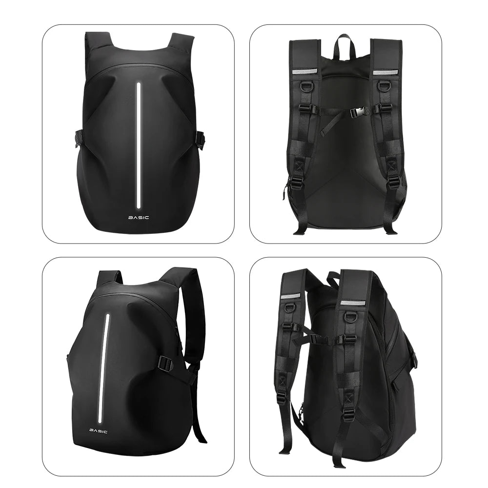 Waterproof Motorcycle Helmet Backpack – Large Capacity