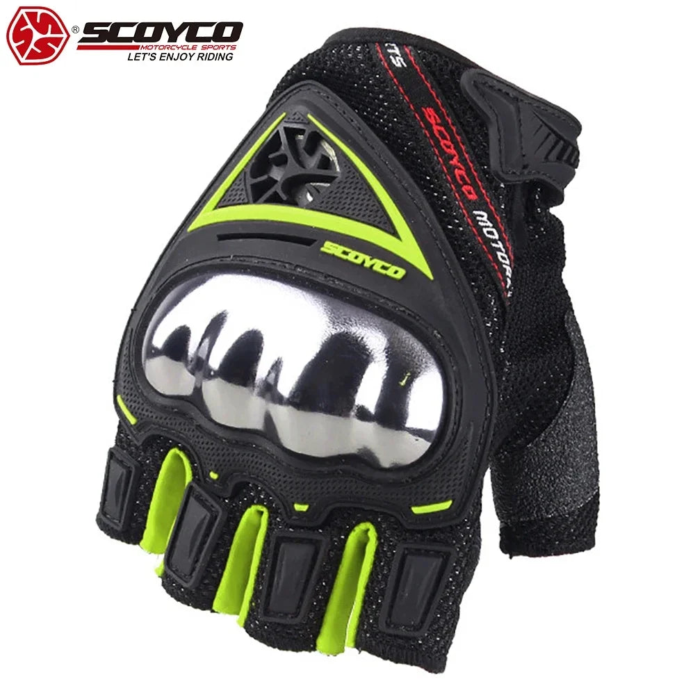Breathable Half Finger Motorcycle Riding Gloves