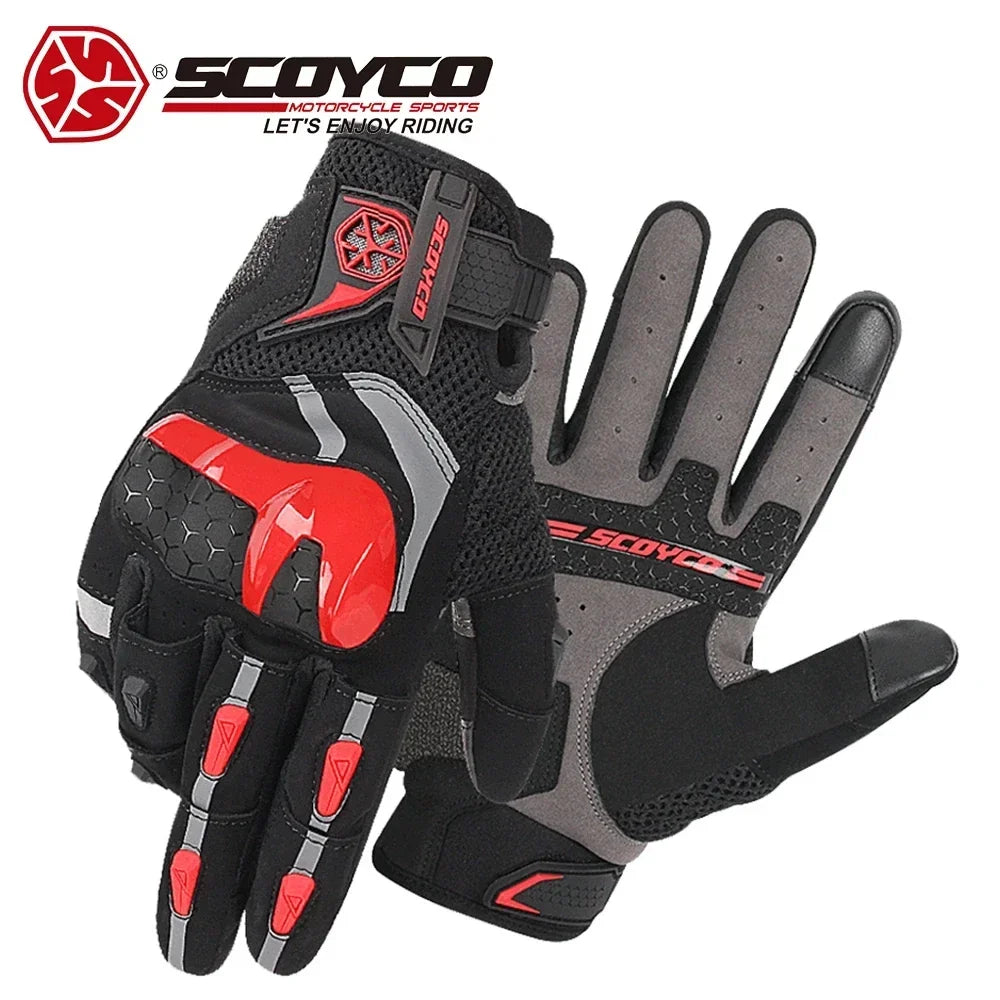Motorcycle Riding Gloves Full Finger – Touchscreen Protection