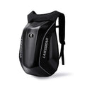 silver Color Name Carbon Fiber Motorcycle Backpack – Hard Shell, Waterproof