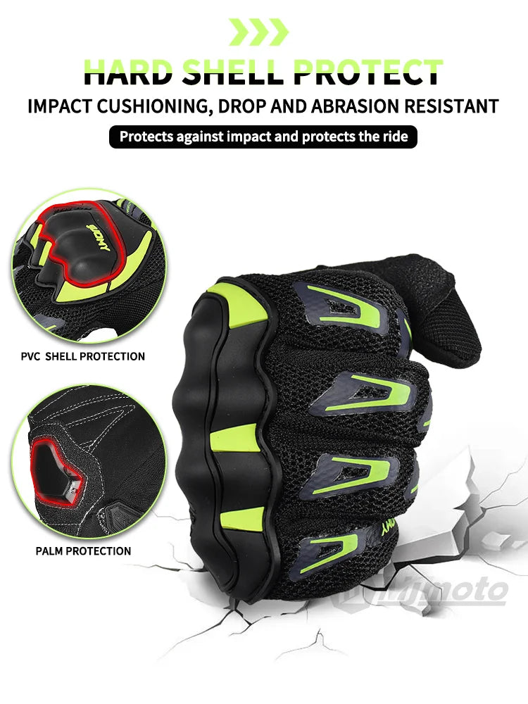 Suomy Motorcycle Gloves Summer Mesh Breathable Moto Gloves Men Women Touch Screen Motocross Gloves Touch Screen Cycling Gloves