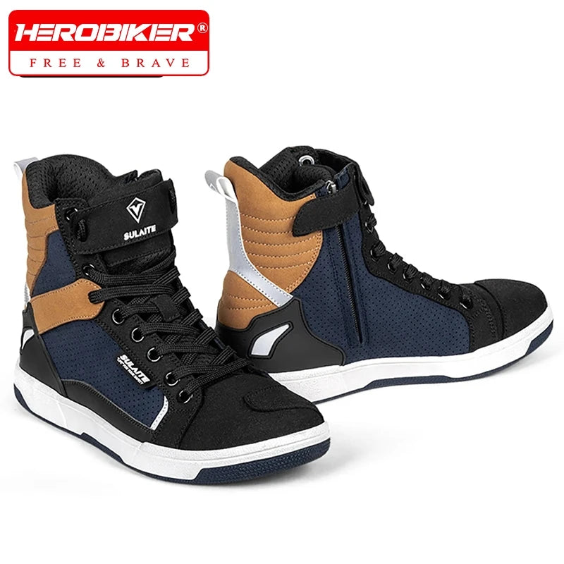 All-Season Anti-Slip Motorcycle Riding Sneakers