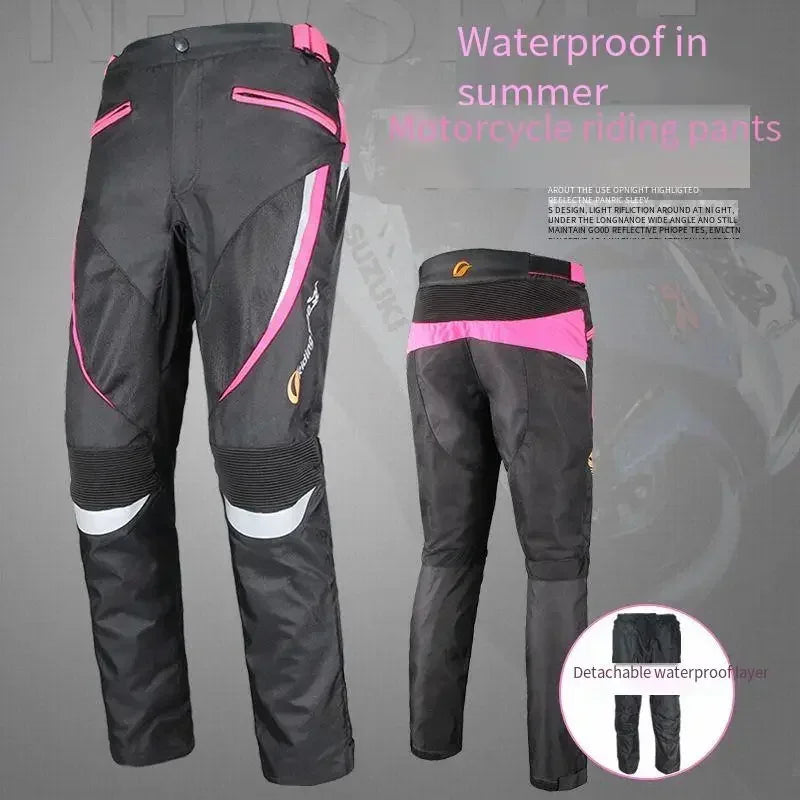 Women’s Motorcycle Riding Pants – Slim, Waterproof, Protective