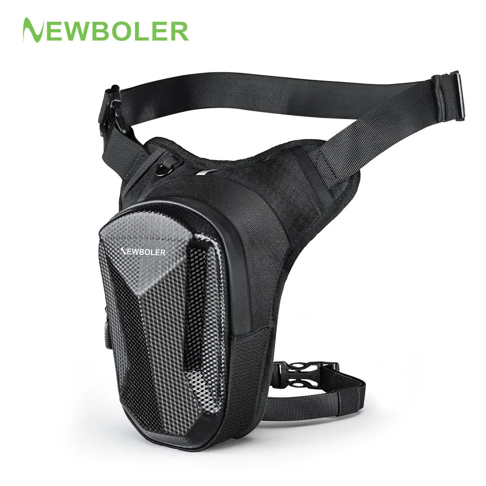 Motorcycle Leg Side Waist Bag EVA Hard Shell Pack