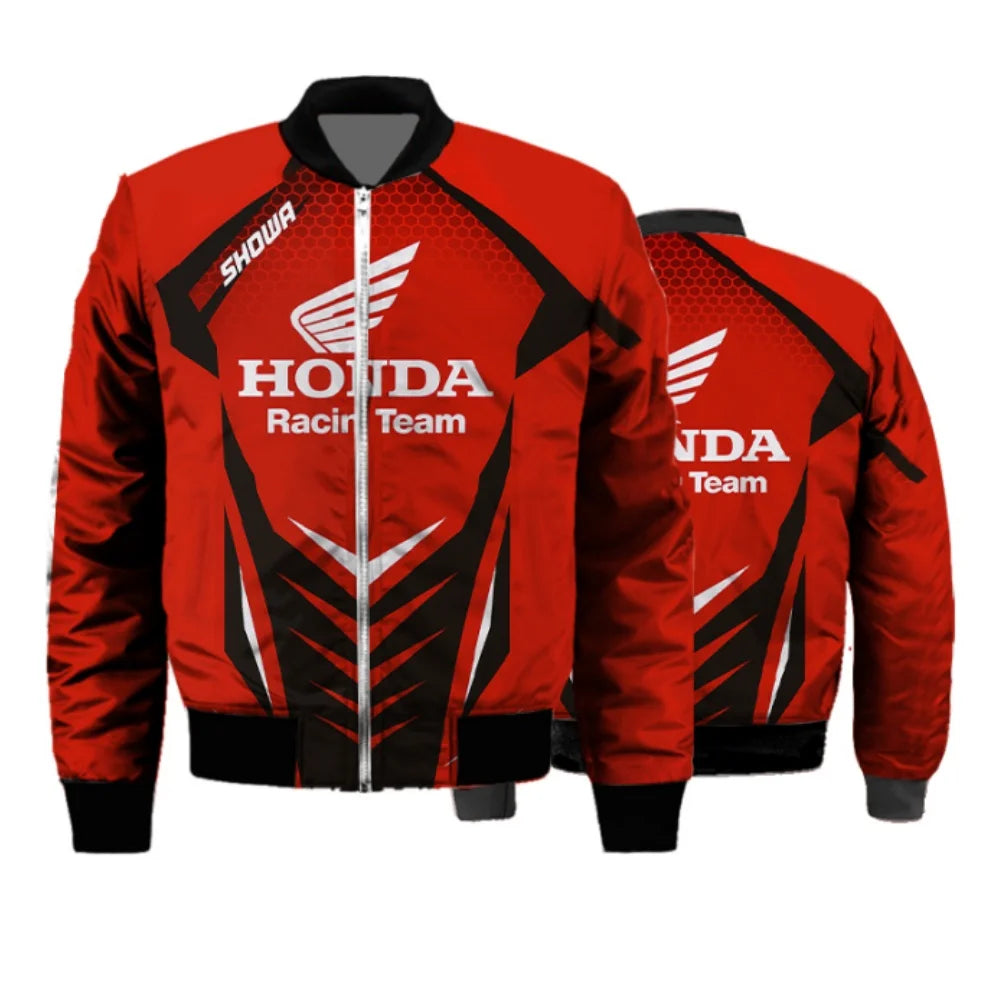 Men's Winter Moto Jacket – Thick Windproof Racing Style