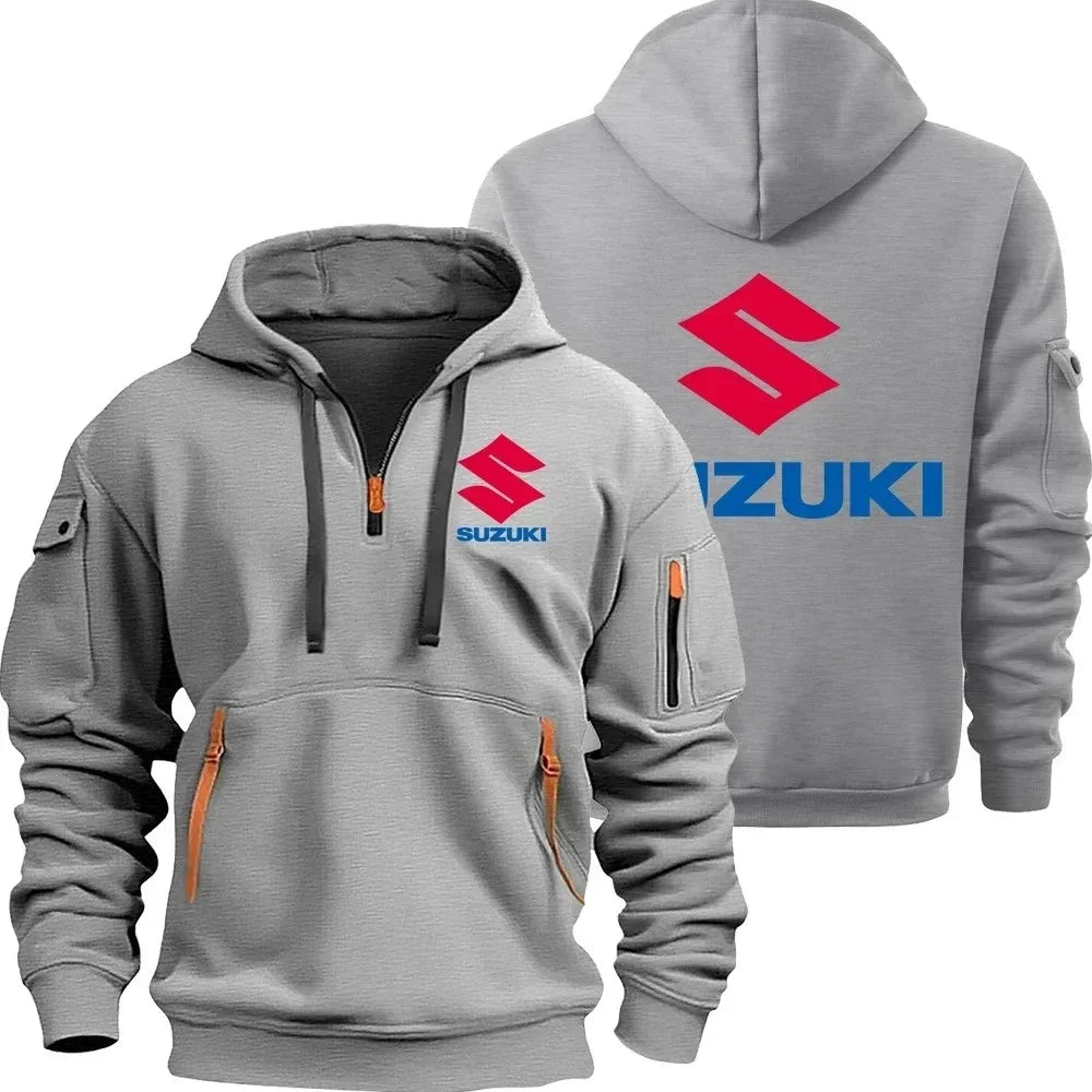 Racing Team Half-Zip Hooded Jacket for Men