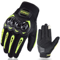 SUOMY Breathable Full Finger Racing Motorcycle Gloves Quality Stylishly Decorated Antiskid Wearable Gloves Large Size XXL Black