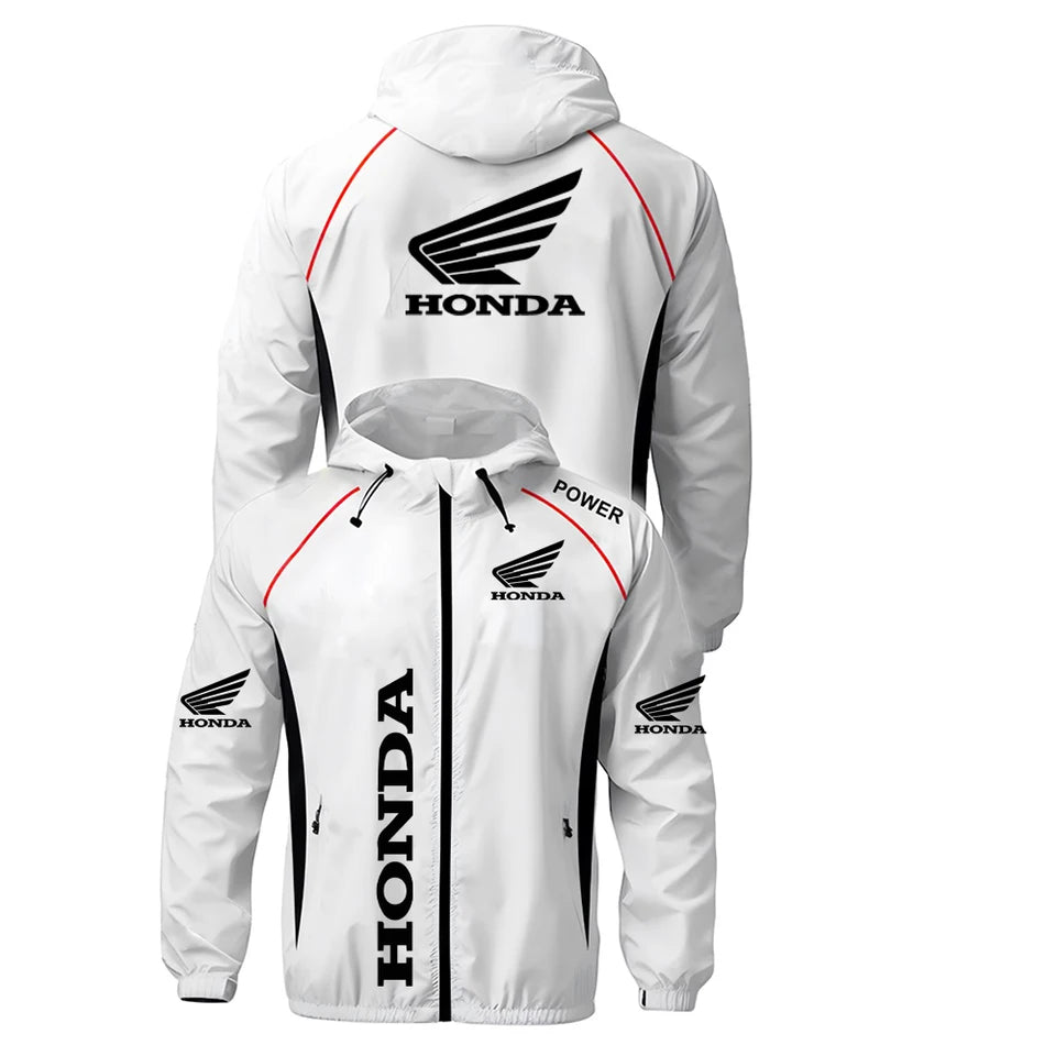 Men’s Lightweight Racing Jacket With Hooded Design