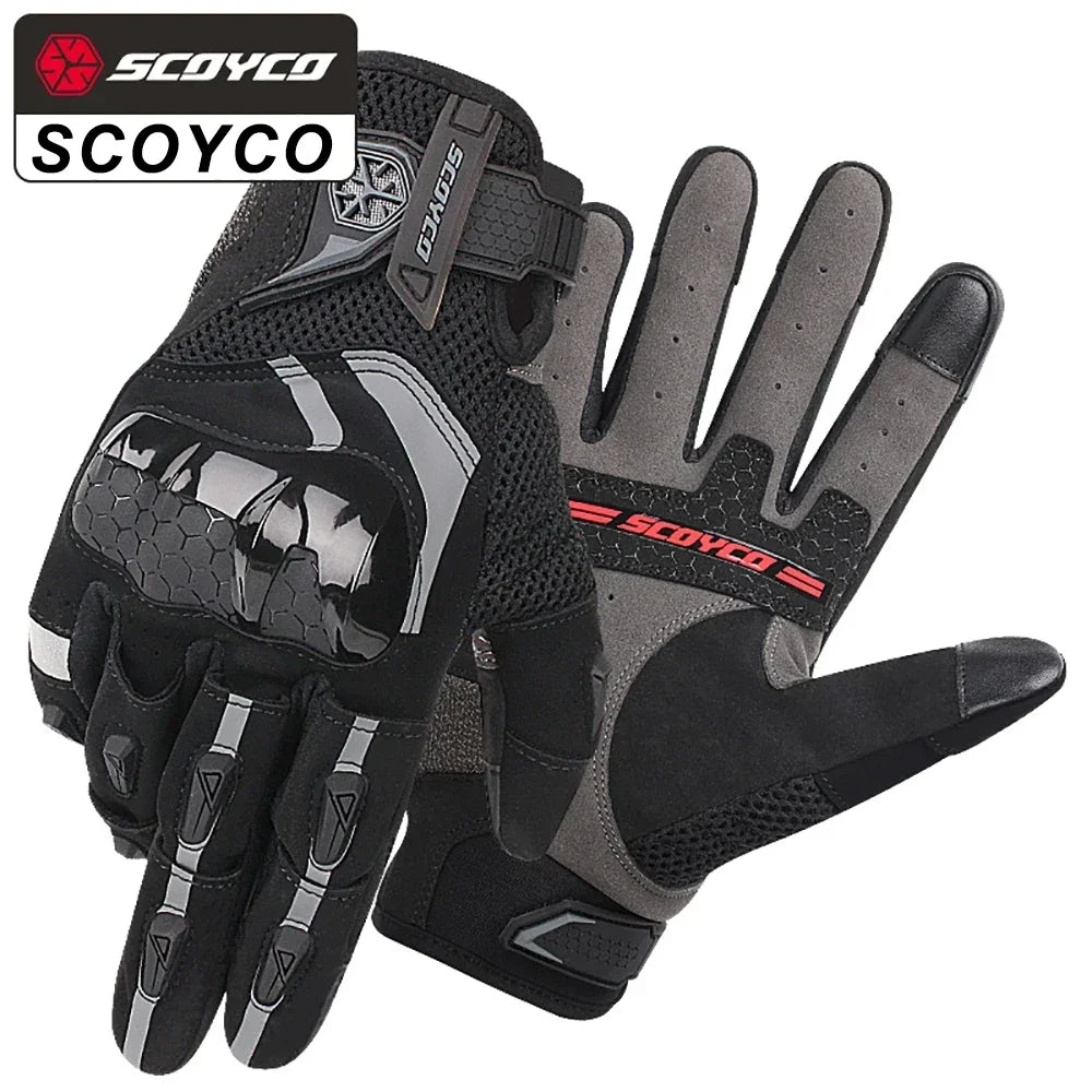 Motorcycle Riding Gloves Full Finger – Touchscreen Protection