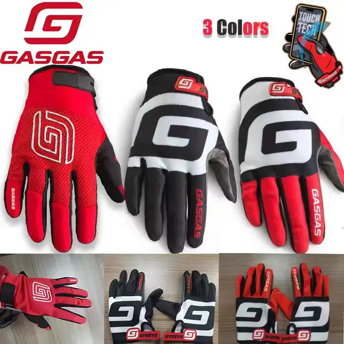 gasgas Touch Screen Motorcycle Gloves Downhill MTB, DH MX MTB, Riding Gear Protective Gloves 3