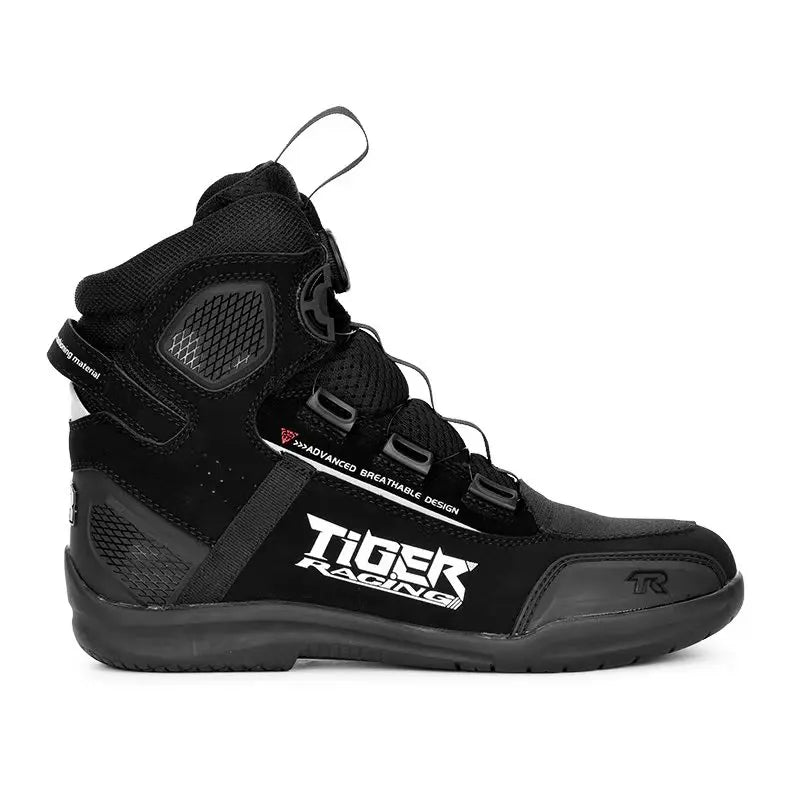 Men’s Leather Motorcycle Boots – Waterproof & Anti-Fall