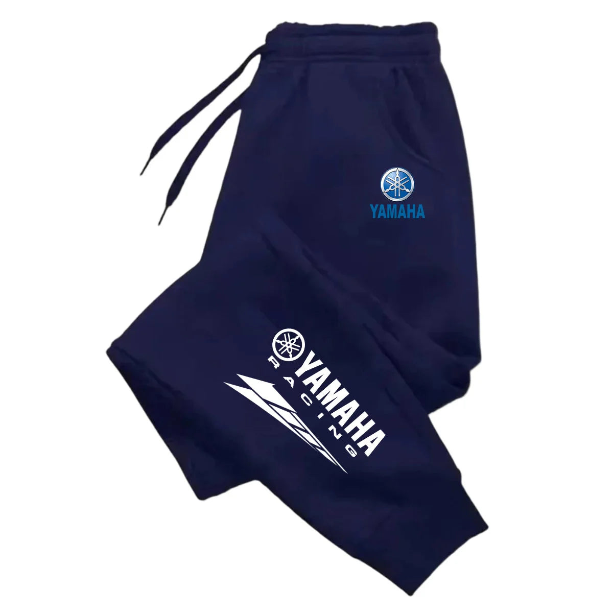 Men’s Fleece Drawstring Casual Straight-Leg Pants