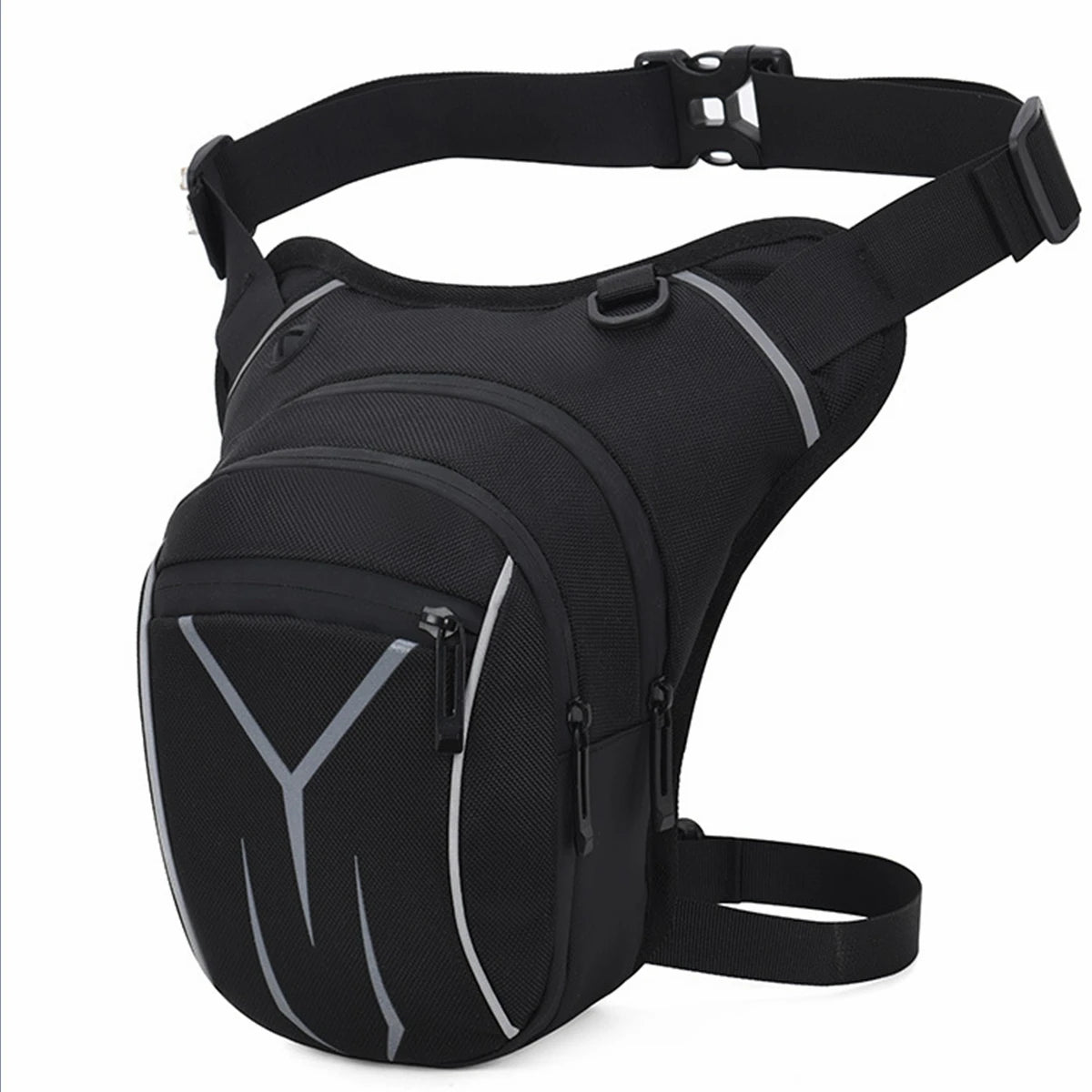 black Color Name Waterproof Tactical Drop Leg Bag for Motorcycle Travel