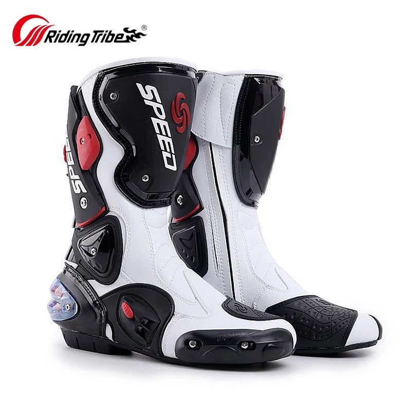 Men’s Motorcycle Racing Boots Protective Riding Shoes - Throttlehead Apparel
