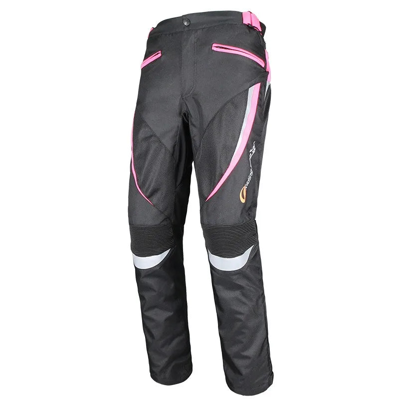Pink cycling pants Color Women’s Motorcycle Riding Pants – Slim, Waterproof, Protective