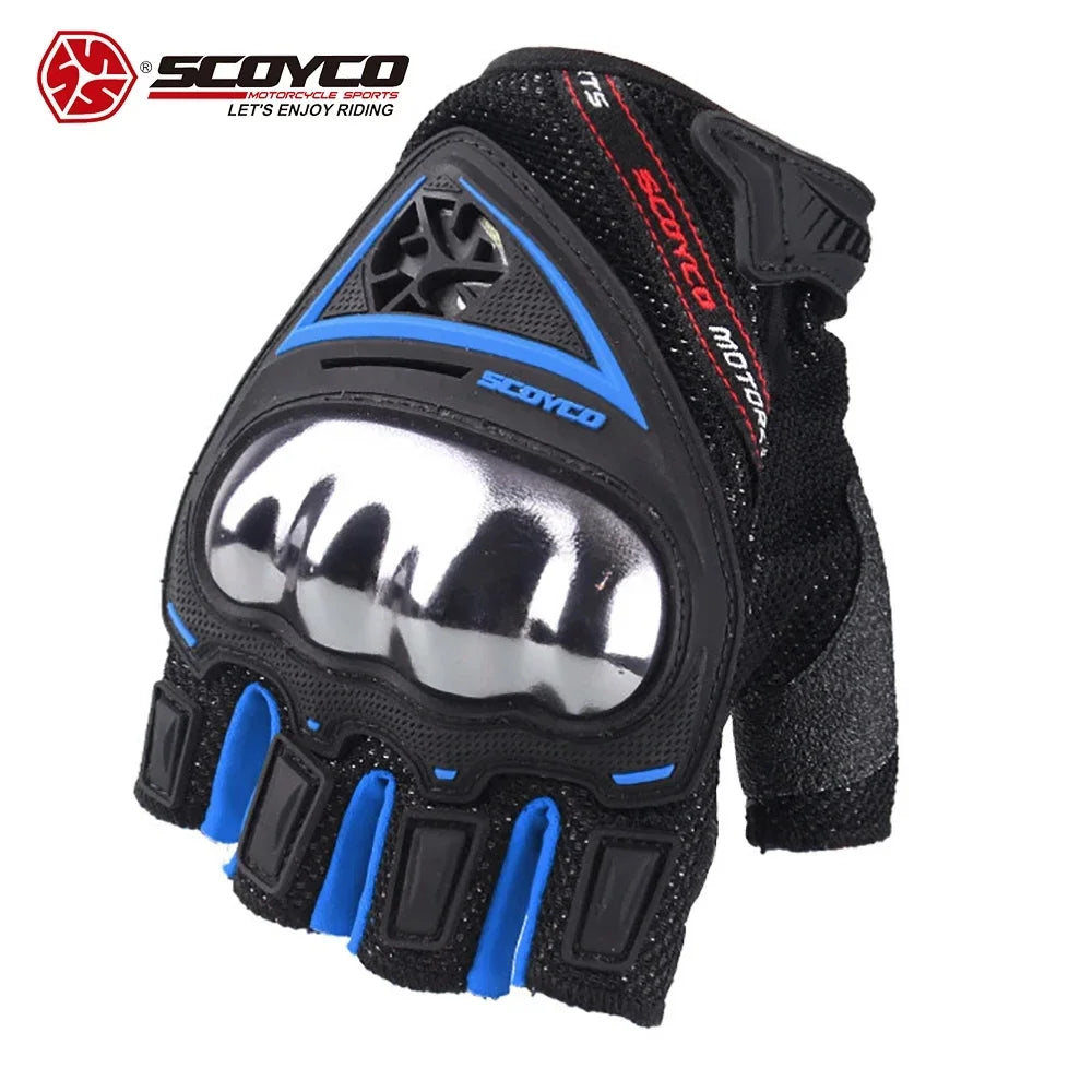 Breathable Half Finger Motorcycle Riding Gloves