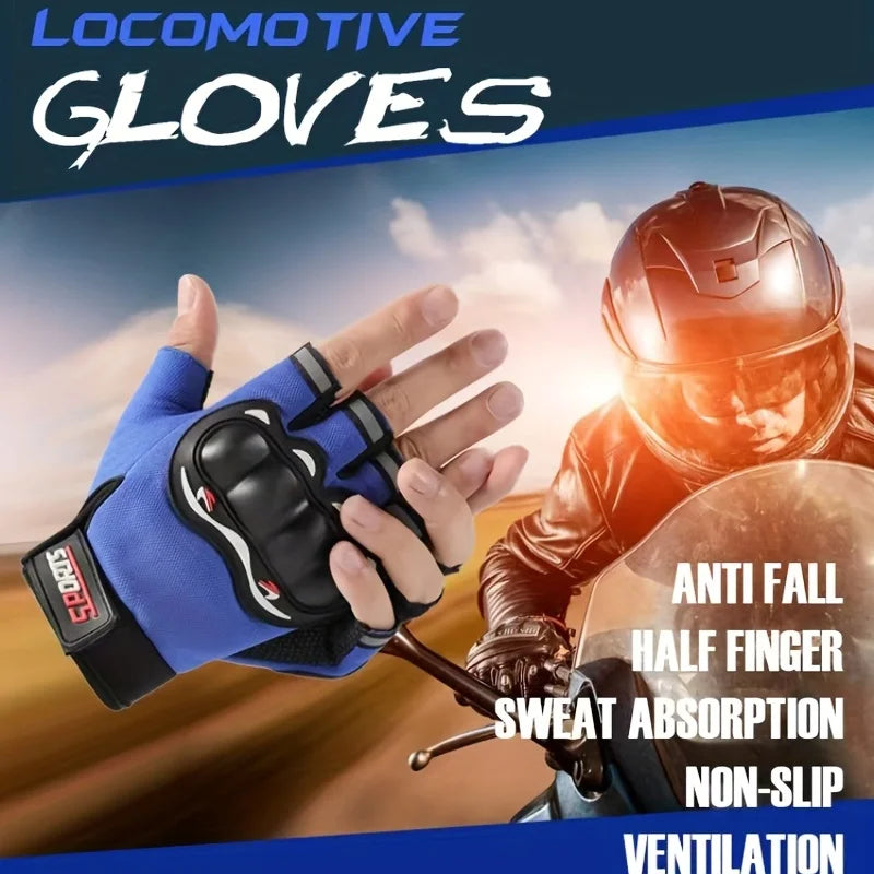 Motorcycle Tactical Sports Gloves - Full Finger & Half Finger Options, Ideal for Outdoor Cycling and Rock Climbing Protection