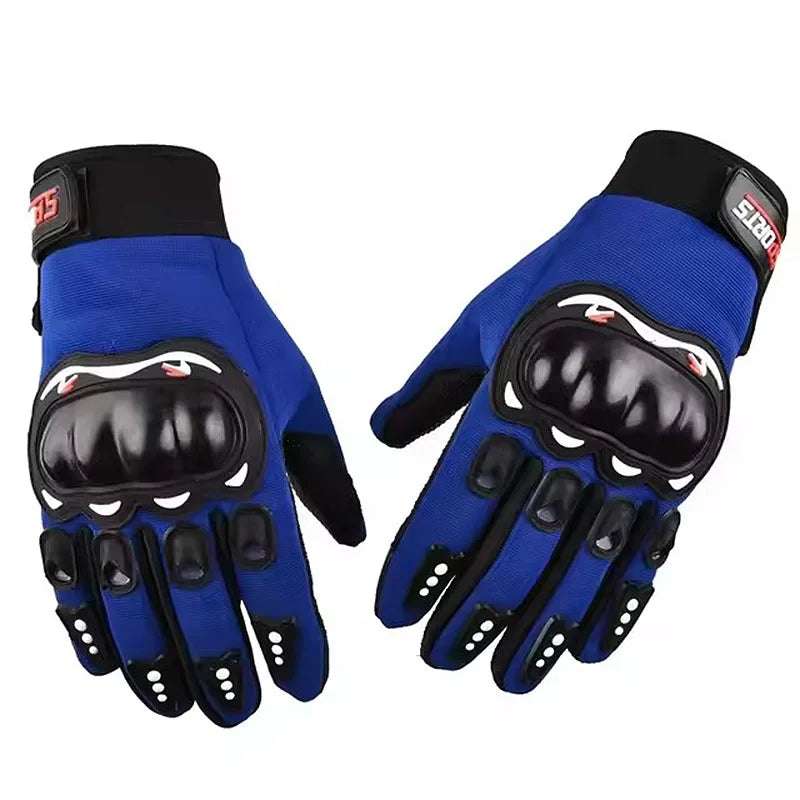Outdoor Hiking Gloves Breathable Full Finger Racing Hard Shell Gloves Shock-absorbing Riding Off-road Motorcycle Gloves