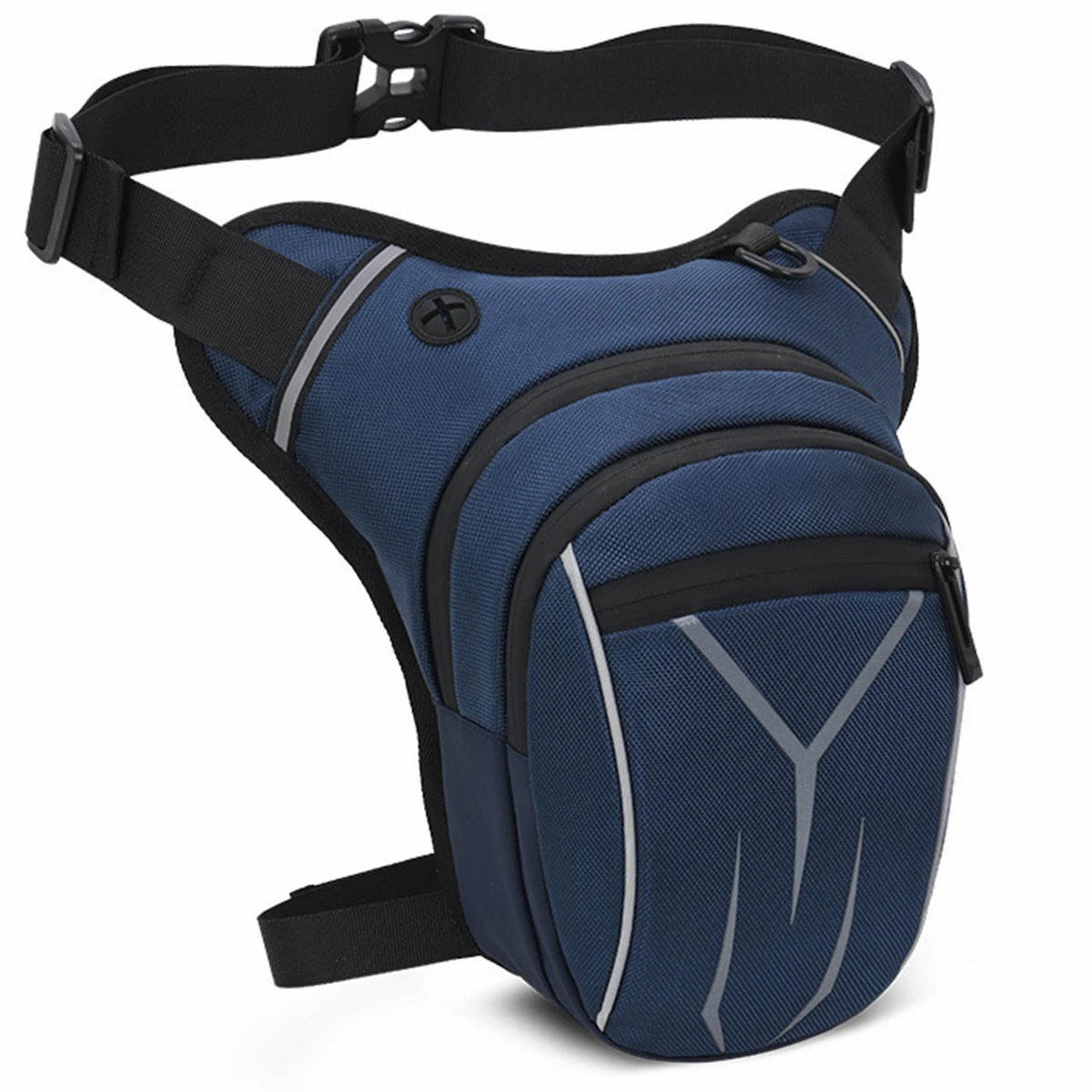 Blue A Color Name Waterproof Tactical Drop Leg Bag for Motorcycle Travel