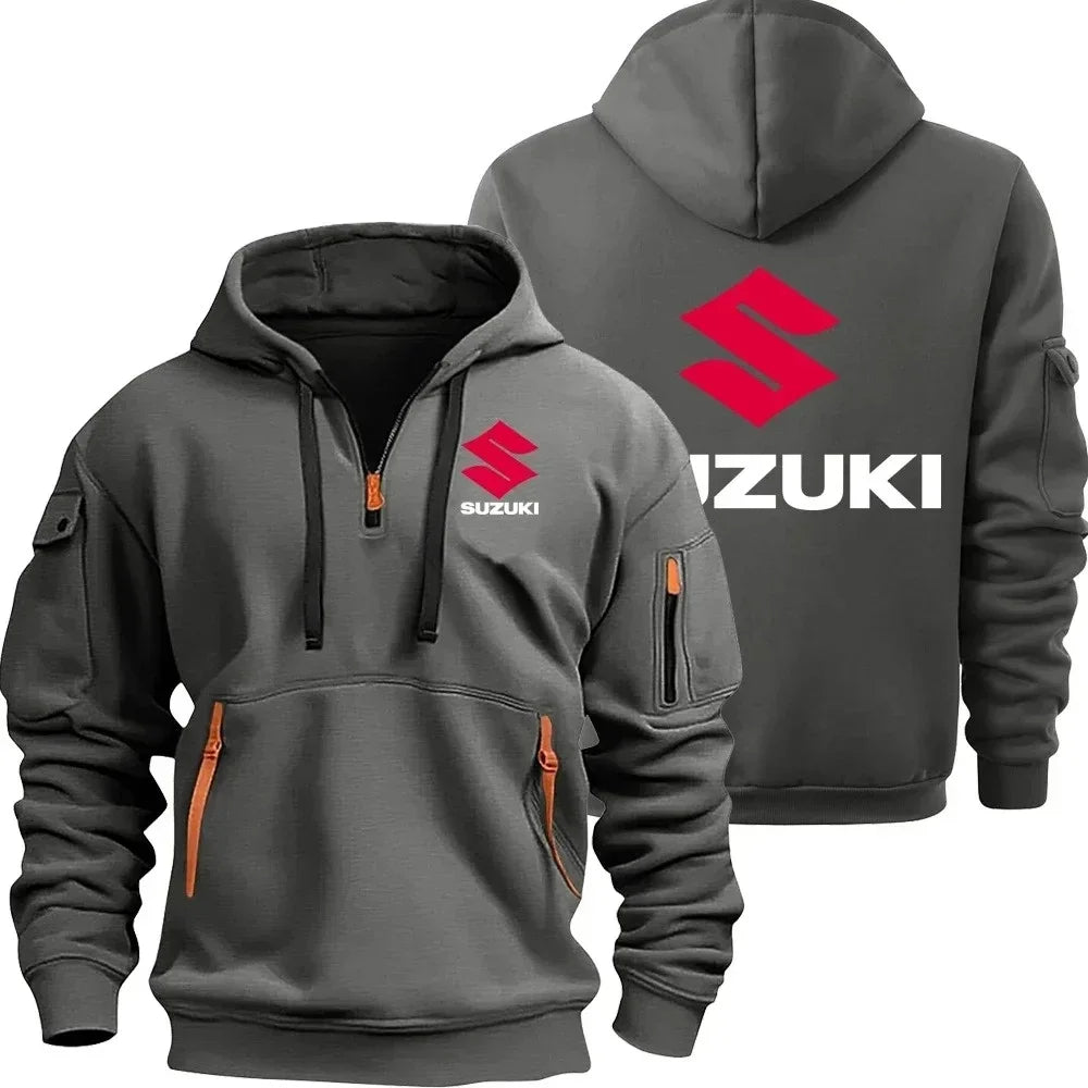Racing Team Half-Zip Hooded Jacket for Men
