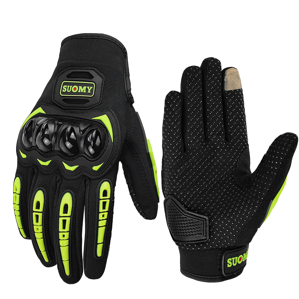 Suomy Motorcycle Gloves Summer Mesh Breathable Moto Gloves Men Women Touch Screen Motocross Gloves Touch Screen Cycling Gloves