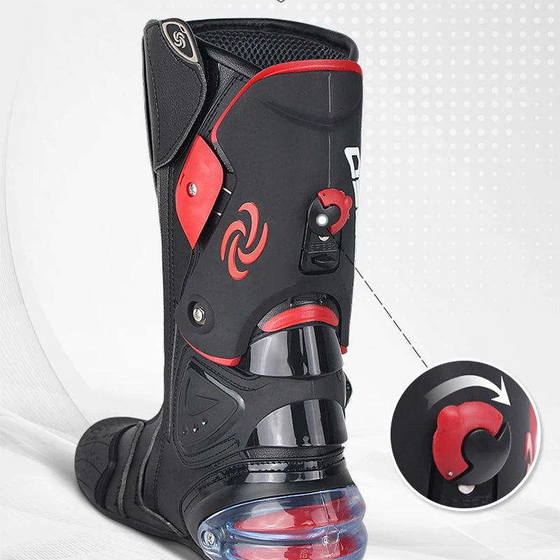 Men’s Motorcycle Racing Boots Protective Riding Shoes - Throttlehead Apparel