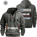 3 Color Men’s Racing Team Half-Zip Hooded Sweatshirt