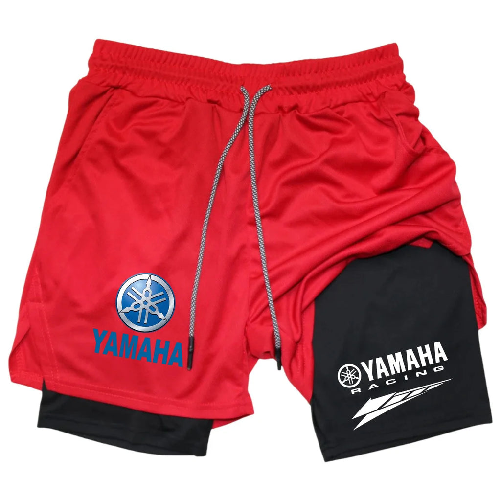 8 Color Men's 2-in-1 Running Shorts With Inner Layer