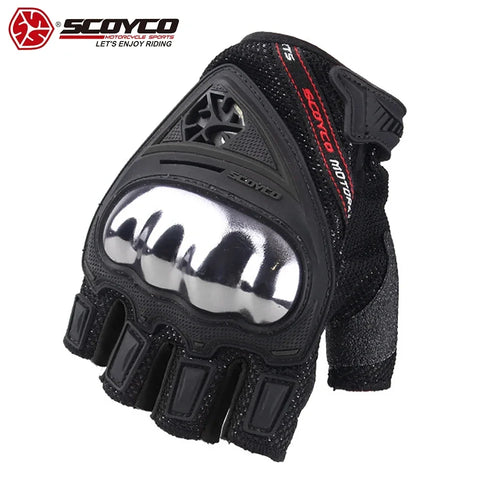 Breathable Half Finger Motorcycle Riding Gloves