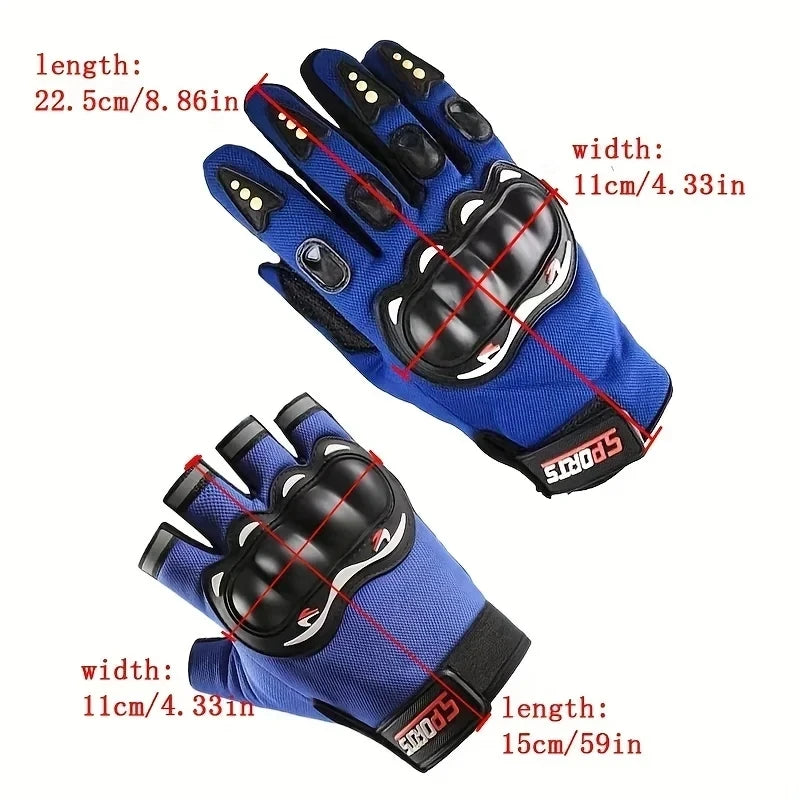 Outdoor Sport Motorcycle Gloves Tactical Anti Slip And Wear-resistant Knuckles Protective Race Car Gloves Riding Cycling Gloves