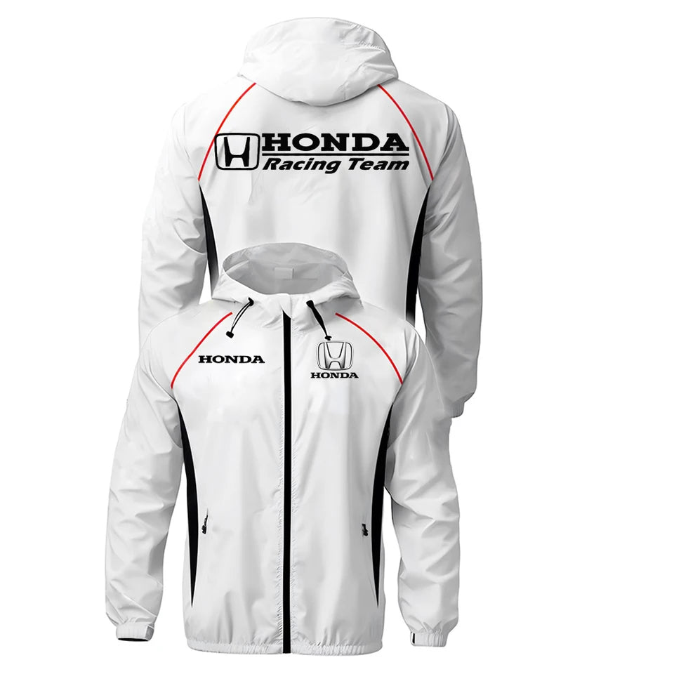 Men’s Lightweight Racing Jacket With Hooded Design