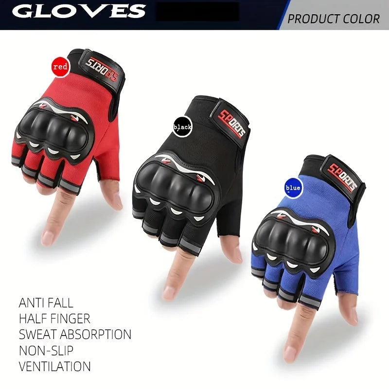 Motorcycle Tactical Sports Gloves - Full Finger & Half Finger Options, Ideal for Outdoor Cycling and Rock Climbing Protection