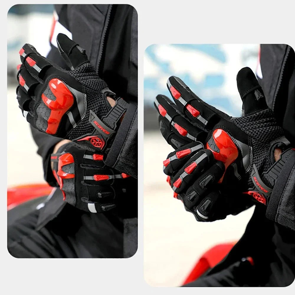 Motorcycle Riding Gloves Full Finger – Touchscreen Protection