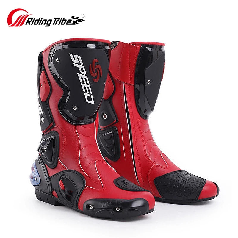 Men’s Motorcycle Racing Boots Protective Riding Shoes - Throttlehead Apparel