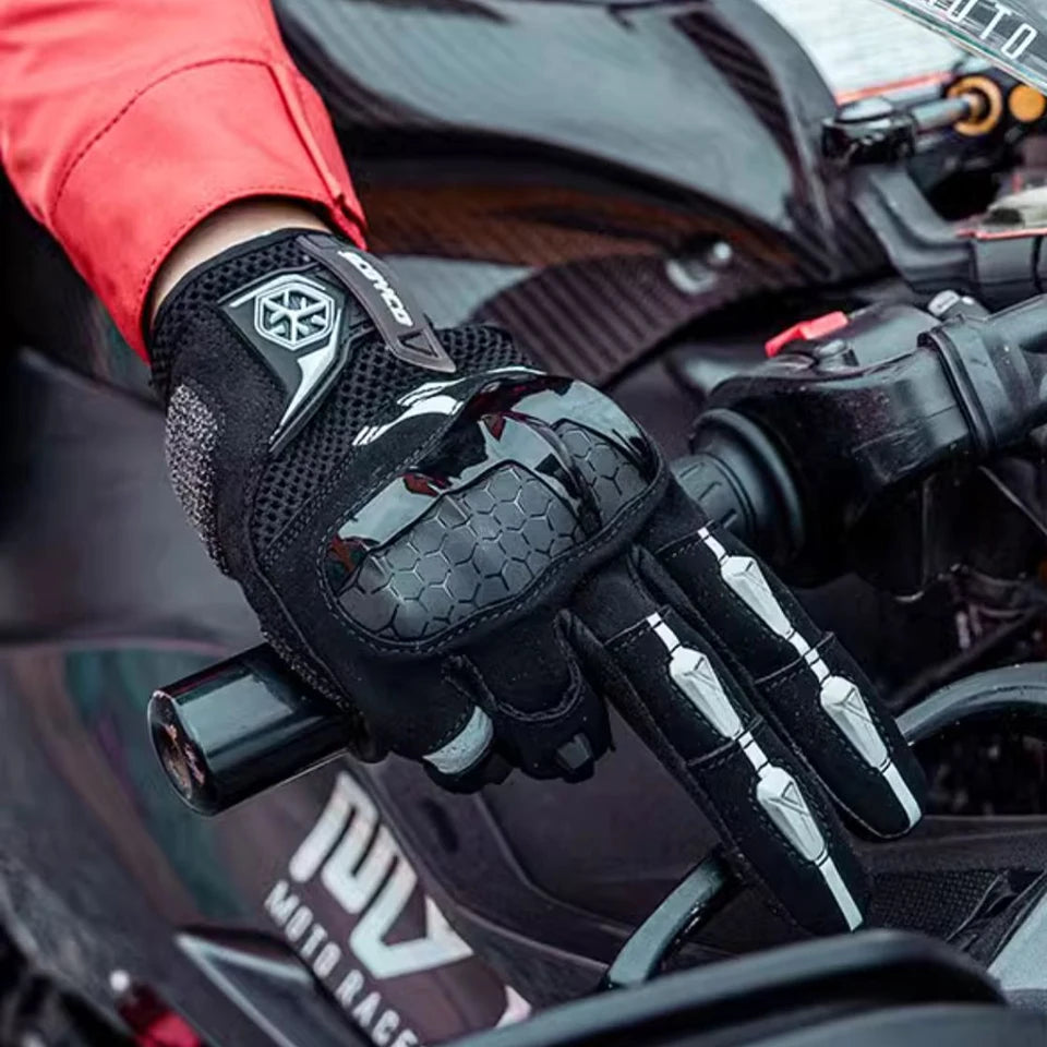 Women’s Motorcycle Gloves Full Finger Breathable Grip