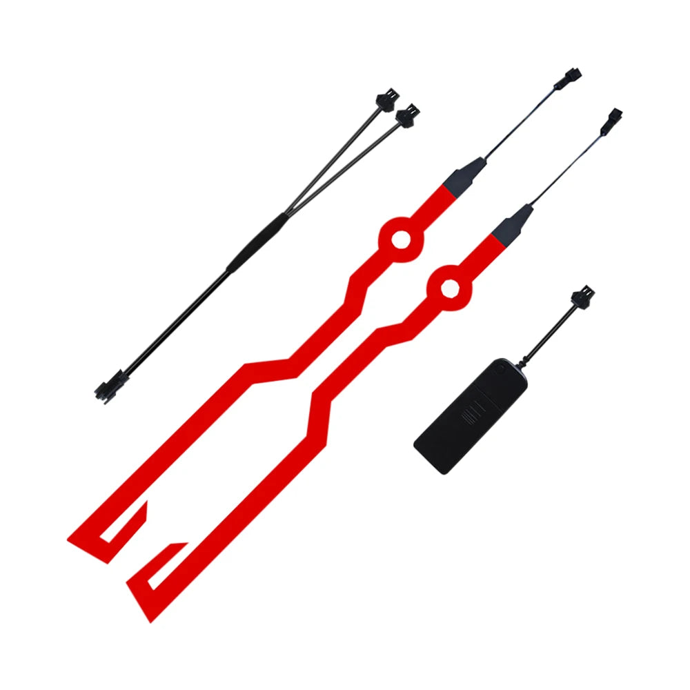 Motorcycle Helmet LED Light Strip – Waterproof Safety - Throttlehead Apparel