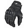 Waterproof Motorcycle Leather Gloves With Carbon Fiber - Throttlehead Apparel