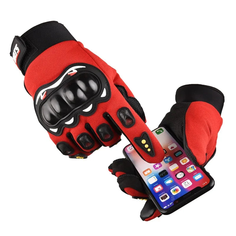 Breathable Protective Men's Motorcycle Gloves Outdoor Sports Finger Racing Gloves for Motorcycle Riding Hard Shell Gloves