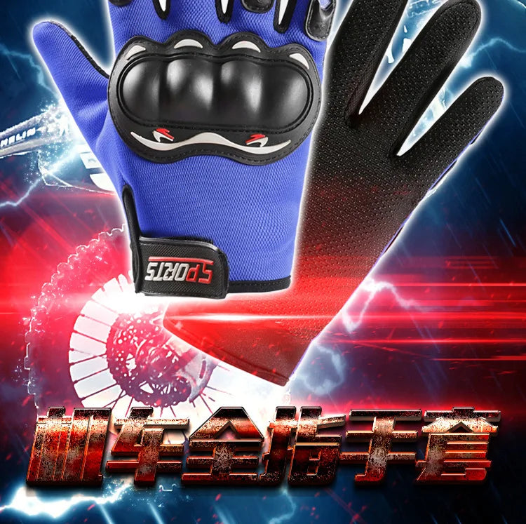 Motorcycle Mtb Gloves Men Cycling Knuckle Protection Glove Touchscreen Motocross Race Camping Breathable Non-slip Workshop Glove