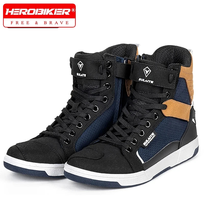 All-Season Anti-Slip Motorcycle Riding Sneakers