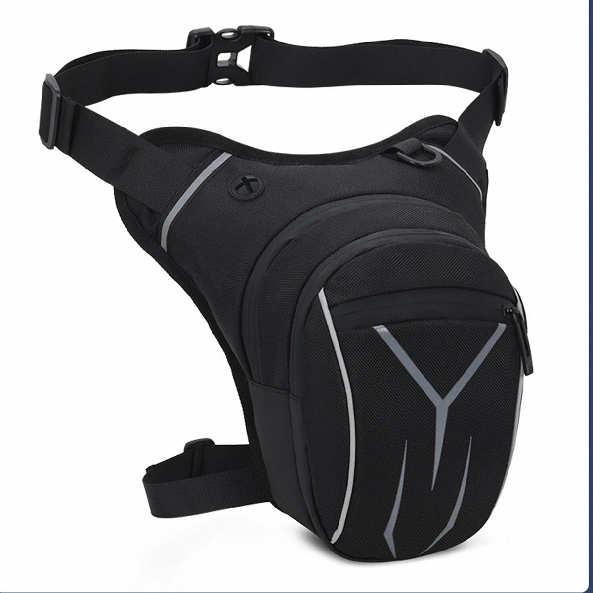 black  A Color Name Waterproof Tactical Drop Leg Bag for Motorcycle Travel