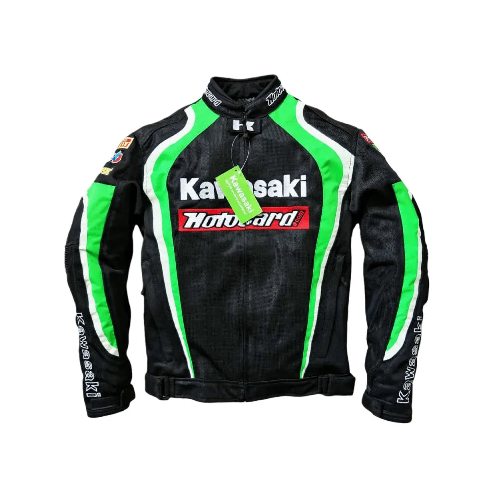 black Color Men's Motorcycle Riding Jacket – Windproof, Protective