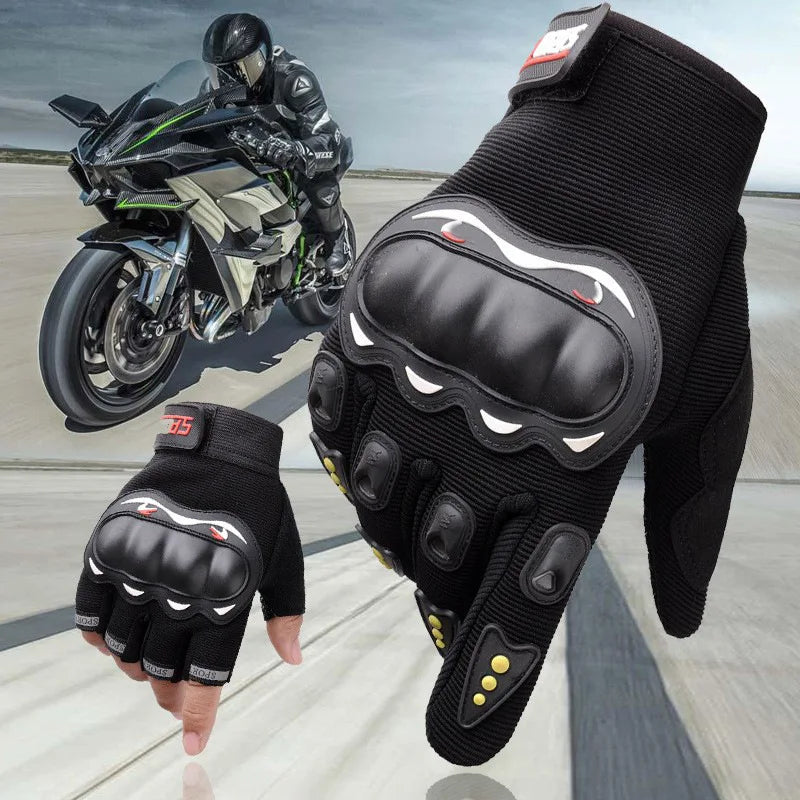 Motorcycle Mtb Gloves Men Cycling Knuckle Protection Glove Touchscreen Motocross Race Camping Breathable Non-slip Workshop Glove