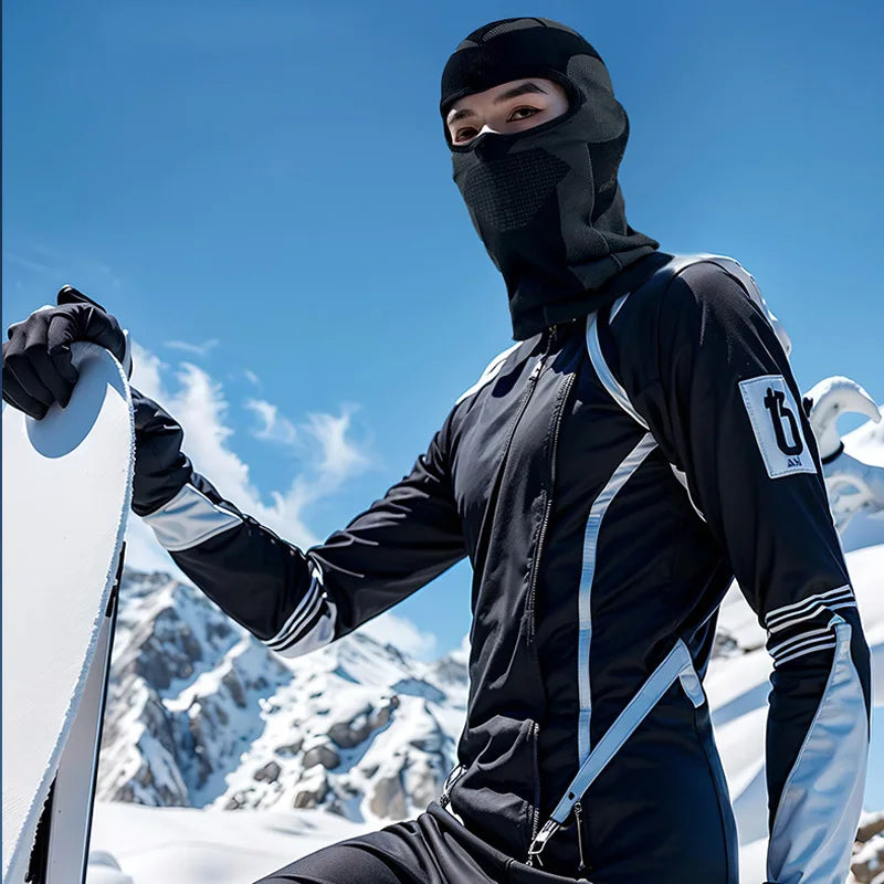 Thermal Balaclava Ski Mask With Long Neck Coverage - Throttlehead Apparel